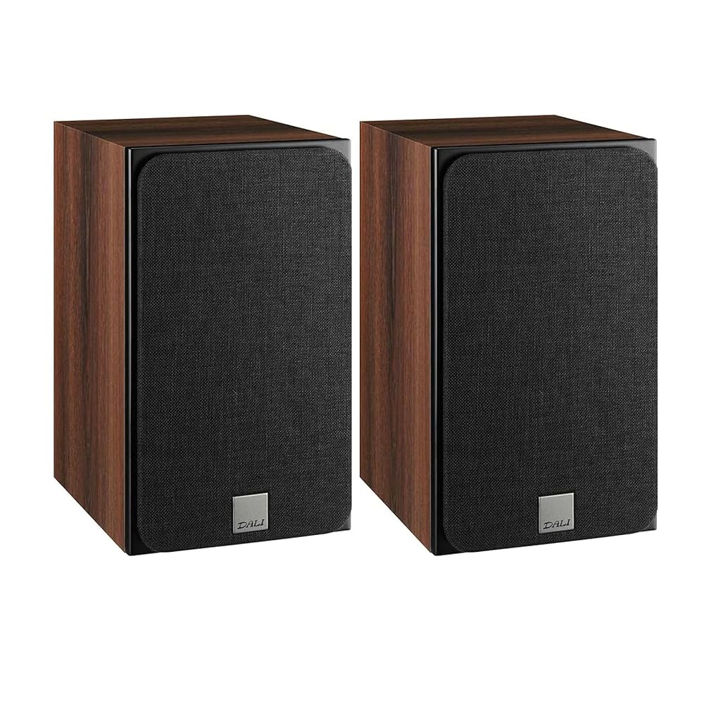 Amazon.com: DALI Oberon 1 Bookshelf Speakers - Dark Walnut